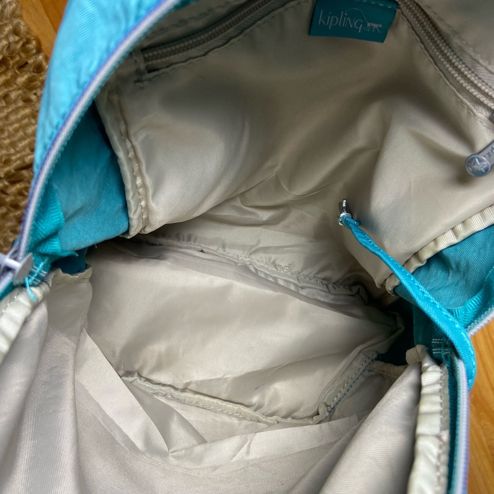 Kipling Queenie Backpack Turquoise - image 3